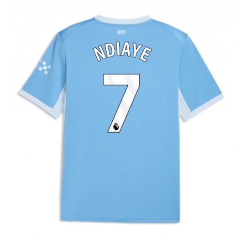 Pánský Fotbalový dres Manchester City Iliman Ndiaye #7 2026-27 Domácí Krátký Rukáv